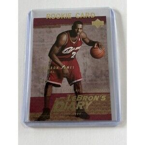 LEBRON JAMES Rookie Year Card 2003 Gold Foil LA Lakers Team USA Cavaliers CAVS